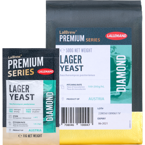 Levadura Diamond de Lallemand. &quot;Para cervezas Lager&quot;